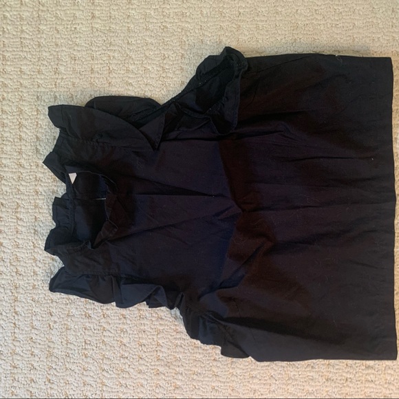 Black Ruffled Tank - Picture 2 of 2